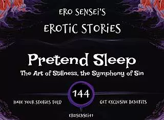 feign sleep while i tease your pussy erotic audio eses144 😴💋