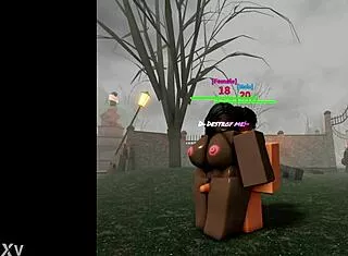 lost roblox fight twice now riding for creampie sex game 😩💦