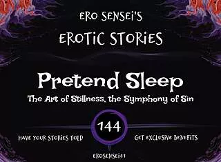 feign sleep while i tease your pussy erotic audio eses144 😴💋