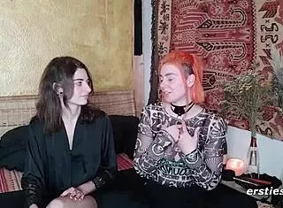 Ersties German Lesbians in BDSM Strapon Doggy