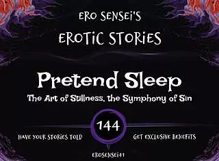 feign sleep while i tease your pussy erotic audio eses144 😴💋