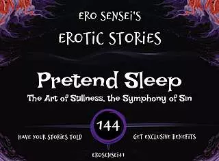 feign sleep while i tease your pussy erotic audio eses144 😴💋
