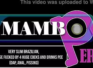 Slim Brazilian Karina Rose DPs Gaping Ass with 4 Monster BBCs ATM