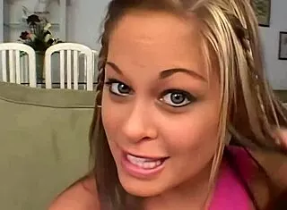 tanned blonde milf rides cock doggystyle squirts face cum