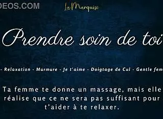 French GFE whispers dirty JOI blowjob care instructions