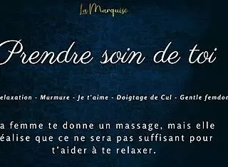 French GFE whispers dirty JOI blowjob care instructions