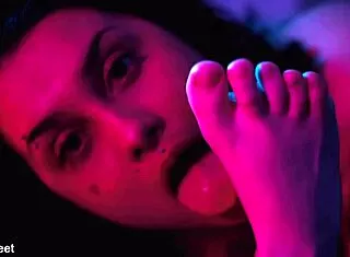 acidalia's first bisexual foot worship lick toes barefoot fetish