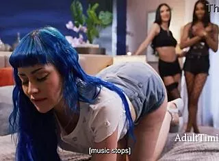 two trans cocks stuff me jewelz blu zariah aura li