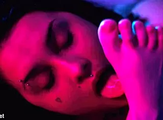 acidalia's first bisexual foot worship lick toes barefoot fetish