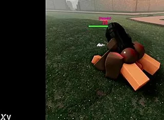 lost roblox fight twice now riding for creampie sex game 😩💦