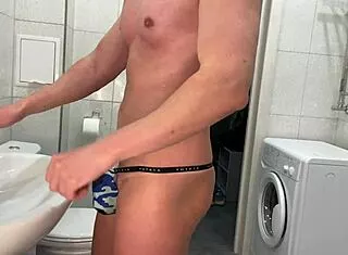 Domina Stepmom's Sensual Handjob Squirts Morning Cum Explosion