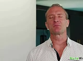 blondie teen river lynn rubs wet pussy on client clarke kent
