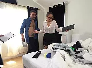 Rebel Lin's DP lesson rocks lazy guys! 🔥🍆🍑