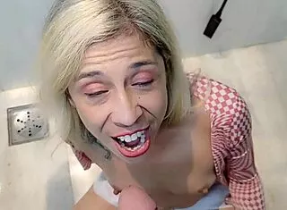 i'm sucha proud piss slut urinal gagging on mens loads