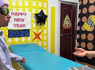 new year spa surprise latina milf's huge natural boobs deepthroat cowgirl seduction