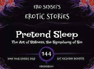 feign sleep while i tease your pussy erotic audio eses144 😴💋