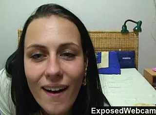 mmm dark haired mea stripping lingerie on webcam... fingers her wet pink pussy so good 🔥💦