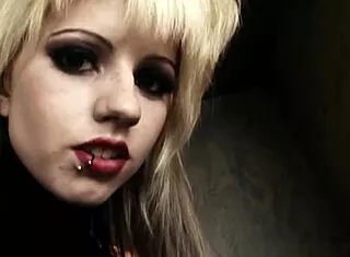 Gothic Blonde In Heels Bounces On Massive Black Cock Reverse Cowgirl