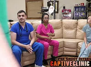 Ever wonder what corporate slave aria nicole endures in hospital?