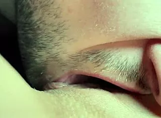her naughty tongue dives deep into that wet pussy