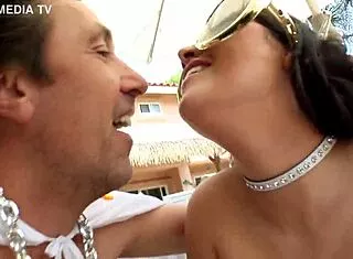 Outdoor Anal Tease with Emma Cummings, Riley Evans and Steve Holmes Gaping Swallows