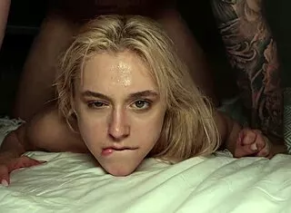She surprises him by seizing control in their heated encounter