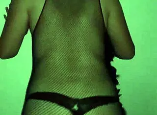 Horny goth babe in lingerie dances sensually erotic and exotic.