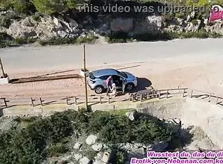 German Teen Hitchhiker Fucked Raw Outdoors No Condom