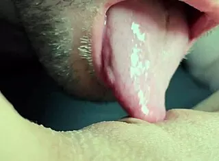 her naughty tongue dives deep into that wet pussy