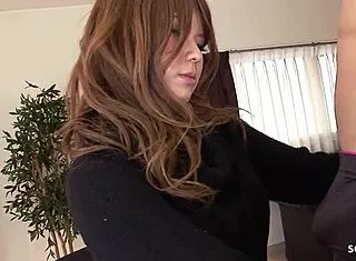 Next-door Japanese wife picked up for uncensored JAV creampie after dildo orgasm