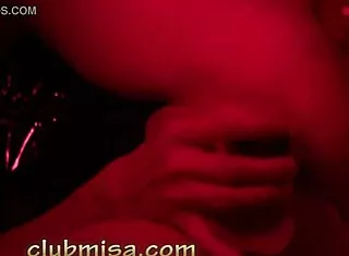 redhead milf fingers pussy and ass in intense bdsm toy session