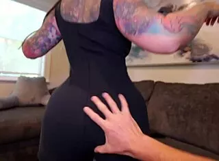 Curvy Goddess Giuliana's Pussy Creampied Doggy Style POV