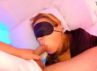 Stepmom Sucks Stepsons Cock Swallows Cum Without Knowing On Sofa