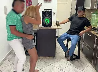 dancing tight with buddy's girl leads to bent over pounding