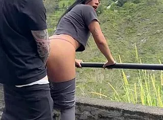 Young couple films risky park sex in Medellin mess