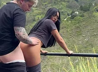 Young couple films risky park sex in Medellin mess