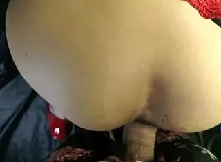 i cum hard on her saggy latina milf tits pov