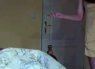 skinny redhead begs for pov pounding and cum on ass quickie