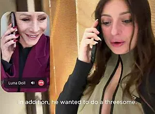 threesome fun with victoria nova gaby and luna doll on valentines! 😍 big tits asses kissing everywhere 👅💦