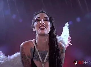 Sully Savage Rides Tremor Toy During Live Interview