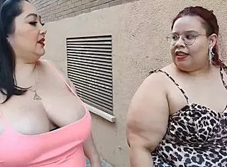 flirting with two bbw ladies ends in lucky fuck day