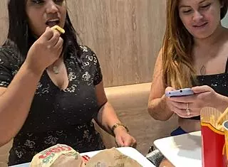 married sluts flash tits at drive thru for security fuck