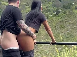 Young couple films risky park sex in Medellin mess