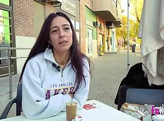 Sofia Sweet squeezes 10-inch cock hard in shower nympho