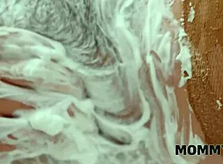 Mommy Shaves Pussy Then Fucks Stepson in Steamy Bathroom!