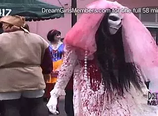 Fat tuesday party unleashes milf tits and freaks flashing nude!