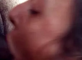 Deepthroat and swallow action heats up inside the car