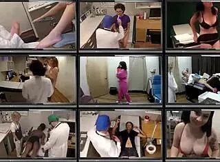 The perverted podiatrist tickles bare feet of nurse jewel