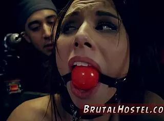 amateur teen 18+ gets sloppy bound bdsm domination 😈🔥