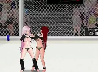 ember vs isabel... princess ring fight gets wild!!